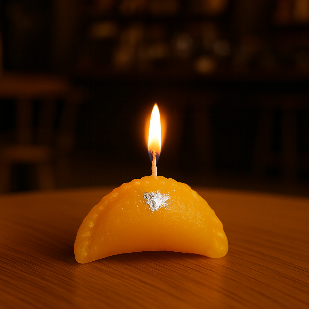 Gujiya Glow Candle