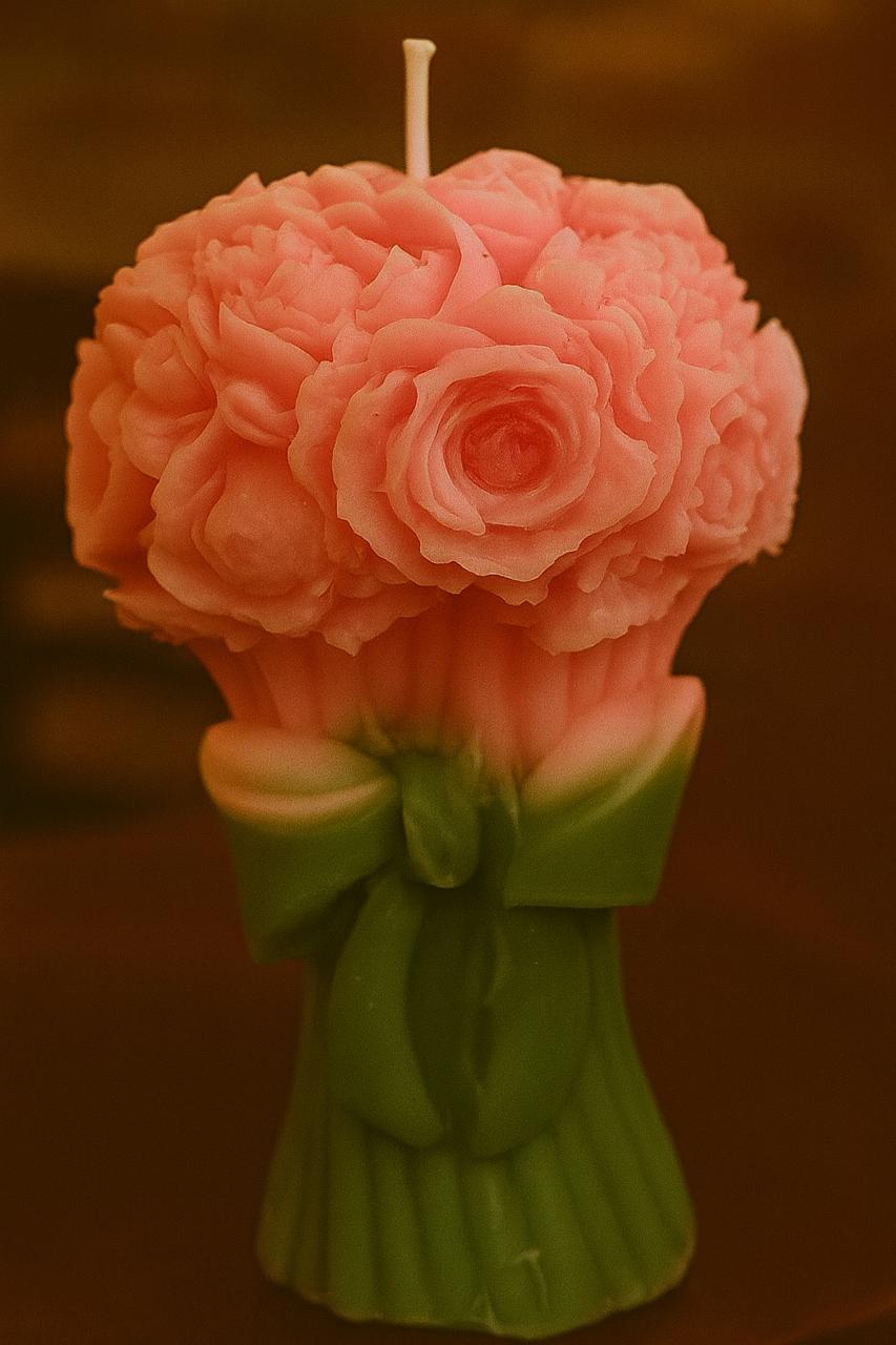 Rose Bouquet Candle thumbnail 3
