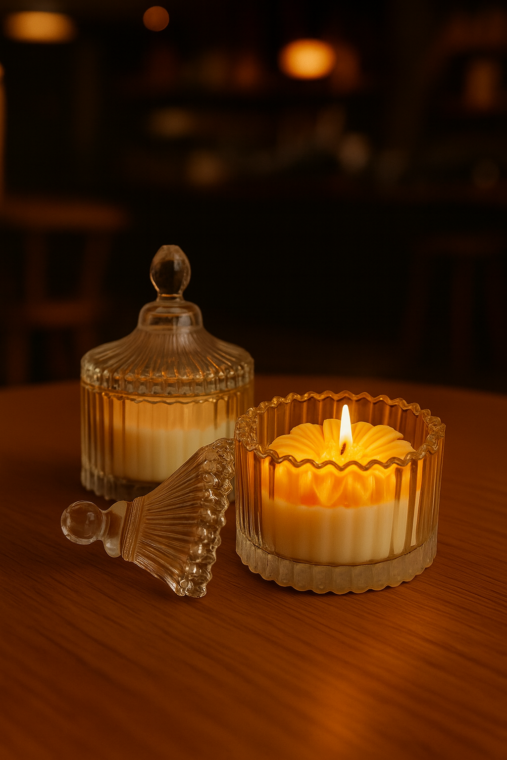 Sunshine Flower Candle